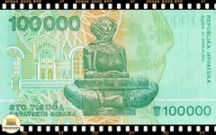 .P27a Croacia 100000 Dinara 30/05/1993 FE - comprar online