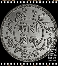Km 81 Kutch, Estado Principesco 1 Kori VS 2000/1944 XFC Prata Escassa # George VI (Vijayrajji) # Será enviada a moeda da foto ©