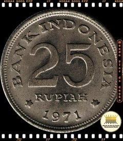 Km 34 Indonésia 25 Rupiah 1971 XFC ® - comprar online