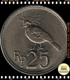 Km 34 Indonésia 25 Rupiah 1971 XFC ®