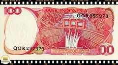P122b Indonesia 100 Rupiah 1984 FE na internet