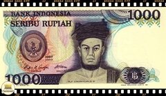 P124a Indonesia 1000 Rupiah 1987 FE na internet