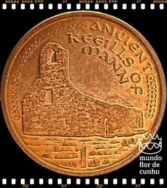 Km 1036 Man, Ilha 1 Penny 2002 PM AA XFC ©