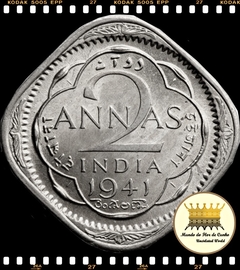 Km 541 India Britânica 2 Annas 1941 (c) FC ©
