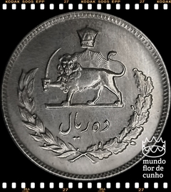 Km 1178 Irã 10 Rials SH 1348 (1969) XFC # Governante Mohammad Reza Shah Pahlavi ©