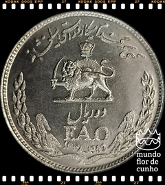 Km 1182 Irã 10 Rials 1348 (1969) XFC F.A.O. (FAO) Muito Escassa ©