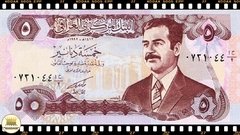 .P80 Iraque 5 Dinars (Nós Temos Mais de Uma Data e/ou Assinatura # Favor Escolher uma Data e/ou Assinatura Abaixo e o Estado de Conservação) P80a P80b P80c