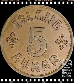 Km 7.2 Islândia 5 Aurar (Nós Temos Mais de Uma Data # Favor Escolher uma Data Abaixo e o Estado de Conservação) 1940 1942 ©