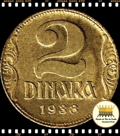 Km 20 Iugoslávia 2 Dinara 1938 XFC ® - comprar online