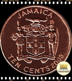 Km 146.2 Jamaica 10 Cents 2003 FC # Heróis Nacionais - Paul Bogle ® - comprar online