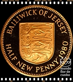 Km 29 Jersey, Bailiado 1/2 New Penny 1980 XFC Proof # Elizabeth II © - comprar online