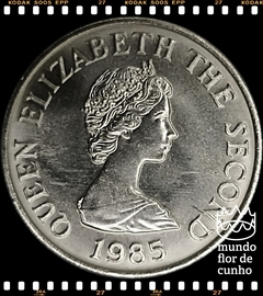 Km 56.1 Jersey, Bailiado 5 Pence 1985 XFC # Elizabeth II © - comprar online
