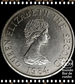 Km 57.1 Jersey, Bailiado 10 Pence 1984 XFC # Elizabeth II © - comprar online