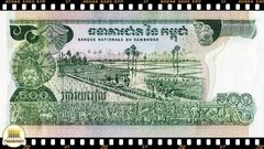 .P16b Camboja 500 Riels ND(1973-75) FE - comprar online