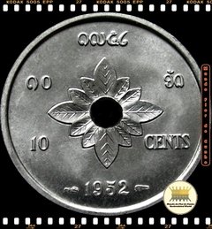Km 4 Laos 10 Cents 1952 (a) XFC ®