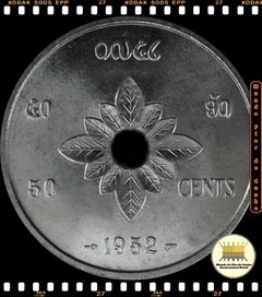 Km 6 Laos 50 Cents 1952 (a) XFC ® - comprar online