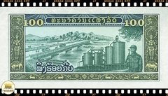 .P30a Laos 100 Kip ND(1979) FE na internet