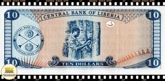 .P27c Libéria 10 Dollars 2006 FE - Mundo Flor de Cunho | Numismática