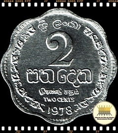 Km 138 Sri Lanka 2 Cents 1978 XFC ®