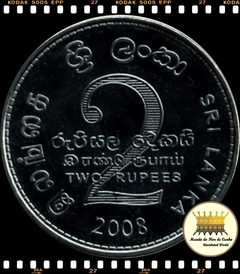 Km 147a Sri Lanka 2 Rupees 2008 XFC ®