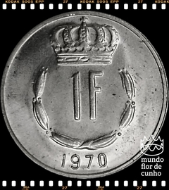 Km 55 Luxemburgo 1 Franc 1970 XFC # Jean © - comprar online