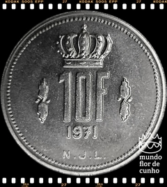 Km 57 Luxemburgo 10 Francs 1971 FC # Jean ©