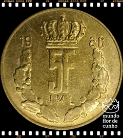 Km 60.1 Luxemburgo 5 Francs 1986 FC # Jean © - comprar online