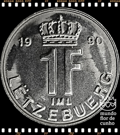 Km 63 Luxemburgo 1 Franc 1990 XFC # Jean © - comprar online