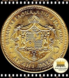 EUA # Medalha Cópia Moeda de Dolar 1883 (Km 7) XFC Prooflike Cunhada no Hawai ®