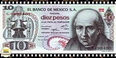 .P63 Mexico 10 Pesos (Nós Temos Mais de Uma Data e/ou Assinatura # Favor Escolher uma Data e/ou Assinatura Abaixo e o Estado de Conservação) P63f P63h.5