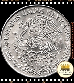 Km 460 Mexico 1 Peso 1970 Mo XFC Data Ampla Escassa # José Morelos ® - comprar online