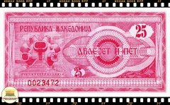 ..P2a Macedônia 25 Denari 1992 FE - comprar online