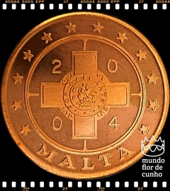 N#178595 Malta 2 Cents 2004 XFC Proof Muito Escassa © - comprar online