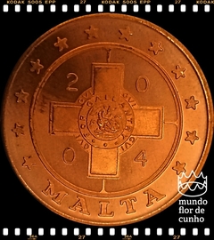 N#178596 Malta 5 Cents 2004 XFC Proof Muito Escassa ©
