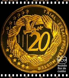 N#178602 Malta 20 Cents 2004 XFC Proof Muito Escassa ©