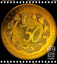 N#178604 Malta 50 Cents 2004 XFC Proof Muito Escassa ©