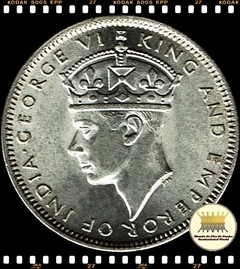 Km 5a Malaia 20 Cents 1943 XFC Prata ® - comprar online