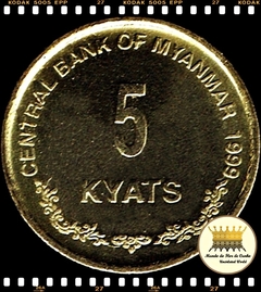 Km 61 Mianmar 5 Kyats 1999 XFC ® - comprar online