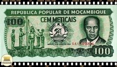 P130 Moçambique 100 Meticais (Nós Temos Mais de Uma Data e/ou Assinatura # Favor Escolher uma Data e/ou Assinatura Abaixo e o Estado de Conservação) P130a.1 P130c - comprar online
