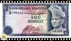 .P13b Malásia 1 Ringgit ND(1981) FE