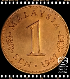 Km 1 Malásia 1 Sen 1967 XFC # No Estojo © - comprar online