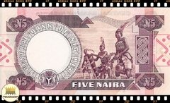 .P24g.1 Nigéria 5 Naira 2001 FE ® - comprar online