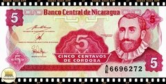 P168a.2 Nicaragua 5 Centavos ND (1991) FE