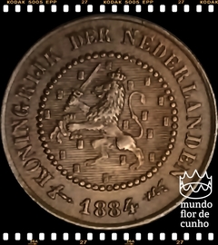 Km 109 Holanda 1/2 Cent 1884 SOB ©