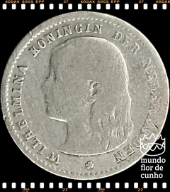Km 116 Holanda 10 Cents 1896 REG Prata Muito Escassa © - comprar online