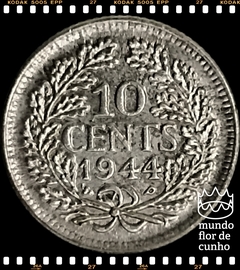 Km 163 Holanda 10 Cents 1944(p) SOB Prata ©