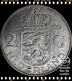 Km 185 Holanda 2 1/2 Gulden 1960 FC Prata © - comprar online