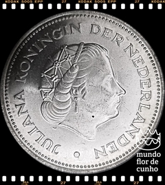 Km 195 Holanda 10 Gulden ND (1970) XFC Prata # 25° Aniversário da Libertação na 2° Guerra Mundial © - comprar online