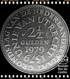 Km 197 Holanda 2 1/2 Gulden 1979 FC # 400° Aniversário da União de Utrecht ©