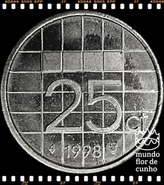 Km 204 Holanda 25 Cents 1998 XFC ©